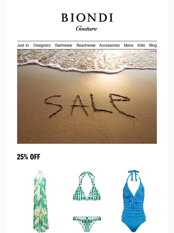 Summer sale now on at Biondi