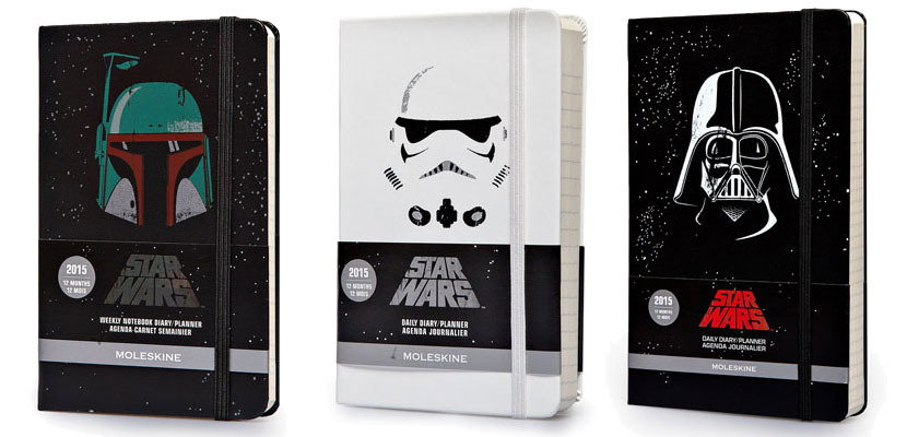 2015 NEW Planners! (New Covers include: Boba Fett, Storm Troopers, and Darth Vader)