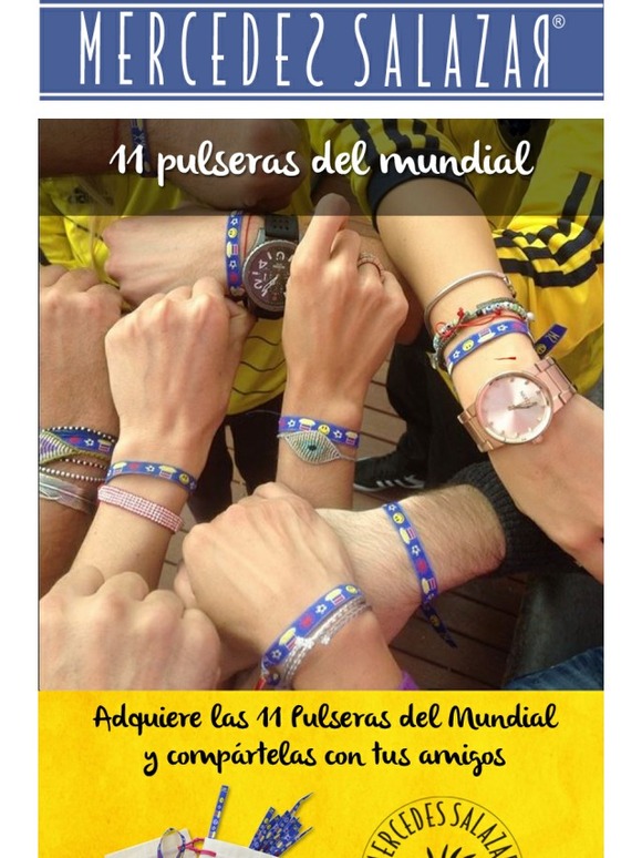 Ponte la Pulsera de Nuestro Equipo Campeón !
