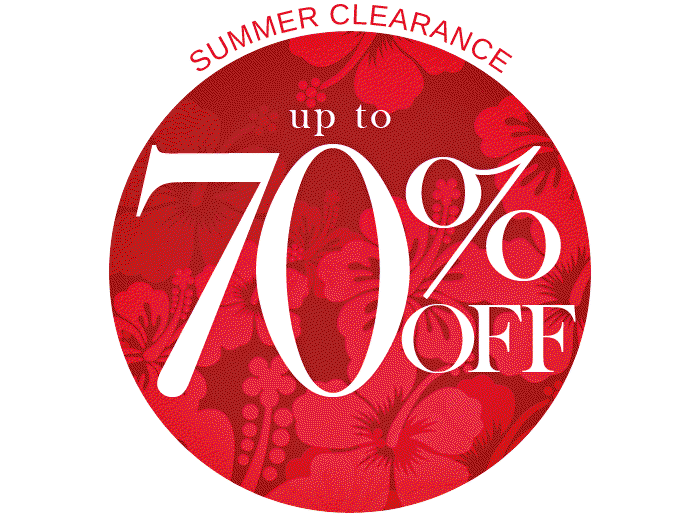 Summer Clearance up to 70% off