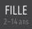 Fille 2-14 ans