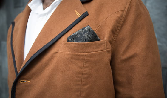 Bomani Reversible Smoking Jacket