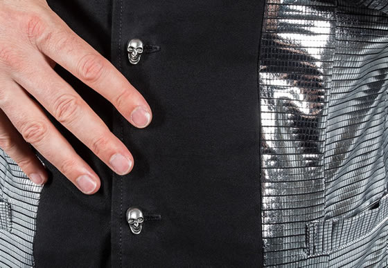Disco Reversible Smoking Jacket