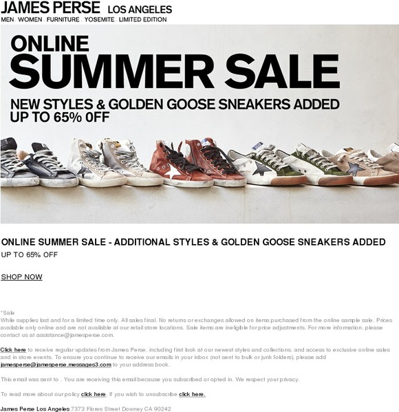 James perse shoes on sale sale