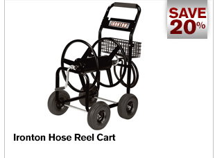 Ironton Hose Reel Cart - Holds 300ft. x 5/8in. Hose | Buy Item# 41726 now for $79.99