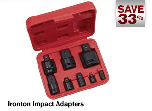 Ironton Impact Adapters - 8-Pc. Set | Buy Item# 41562 now for $19.99