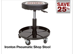 Ironton Pneumatic Shop Stool | Buy Item# 17752 now for $29.99