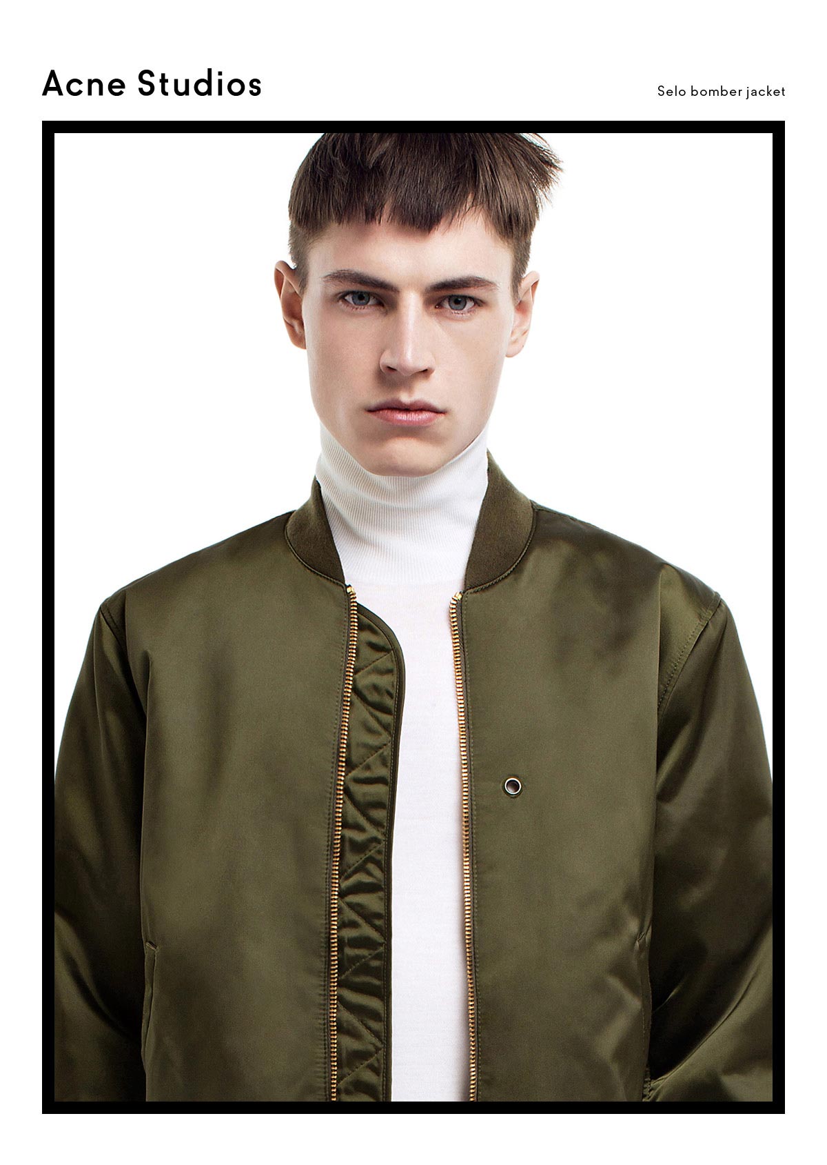 Acne Studios Selo Bomber | ACNE Light STUDIOS Jacket in FWRD Satin 