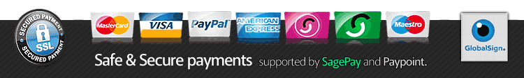 Secure Payments - SSL Encrypted Payment by SagePay