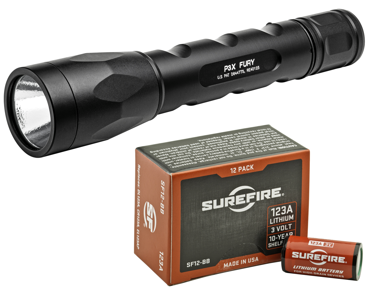 Botach Tactical: Surefire P3X Fury 1000 Lumen Flashlights w/ 12 