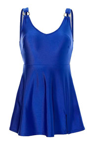 Blue Ring-Strap Swimdress WAS £34.99 NOW £29.99 SAVE £5