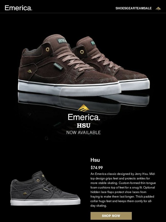 Emerica hot sale hsu mid