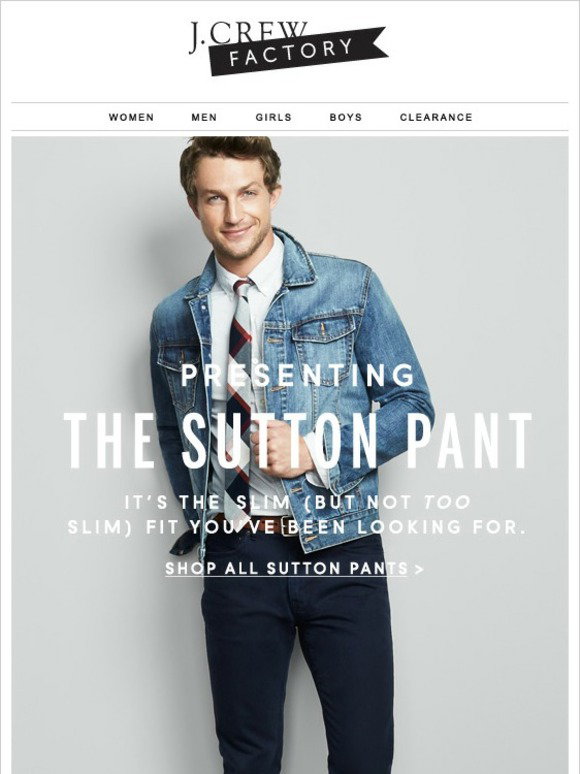 J.Crew Factory: Meet the Sutton (and 