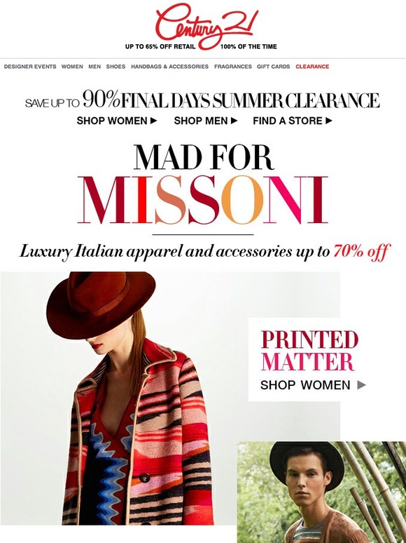 Century21 Missoni Knits From 120 + Now 90 Off Crazy Clearance! Milled