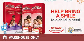 Children's Grape or Infants' Cherry Tylenol Acetaminophen Oral Suspension