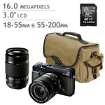 Fujifilm X-E2 Compact System Camera XF <br />18-55mm and 55-200mm Lens Bundle