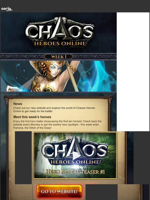 Chaos Heroes Online: Meet this week's heroes!