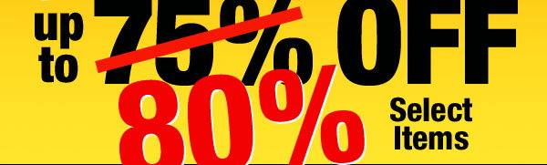 Up to 80% OFF - 50% OFF SHIPPING