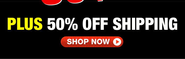 Up to 80% OFF - 50% OFF SHIPPING