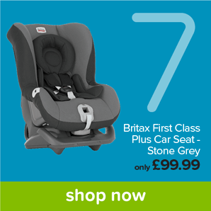 7 Britax First Class Plus Car Seat - Stone Grey