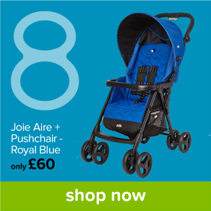 8 Joie Aire + Pushchair - Royal Blue