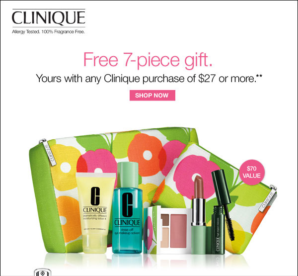 Younkers: Clinique summer GIFT • Free with your $27 Clinique purchase ...