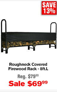 Roughneck Covered Firewood Rack - 8ft.L | Buy Item# 41798 $69.99