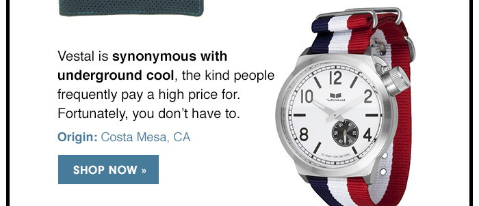 watches synonymous with underground cool