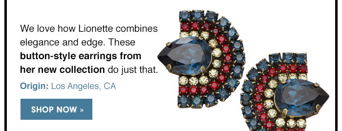 button-style earrings 