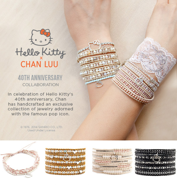 Chan Luu HELLO KITTY x CHAN LUU Collaboration Milled