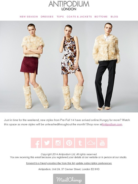Just in: trans-seasonal tempters