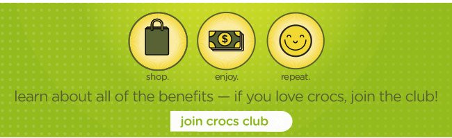 crocs club sign up