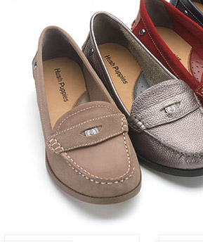 Womens hush puppies loafers Clearance