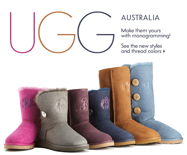 monogrammed ugg boots
