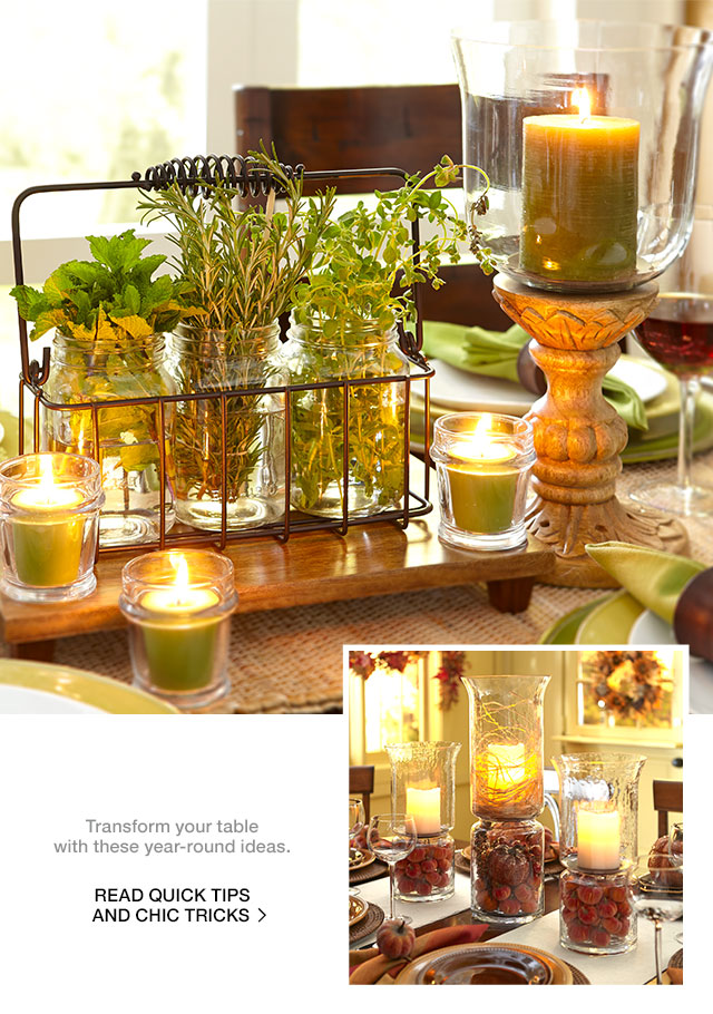 Pier 1 Centerpieces Lay it all on the table with this DIY guide. Milled
