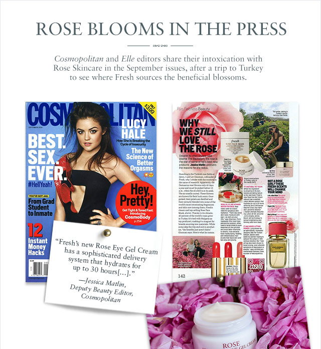 ROSE BLOOMS IN THE PRESS