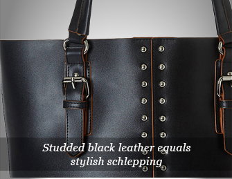 CHARLES JOURDAN Black Day Tote