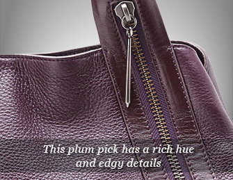 POUR LA VICTOIRE Plum Nouveau Tote