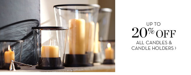 CANDLES & CANDLE HOLDERS