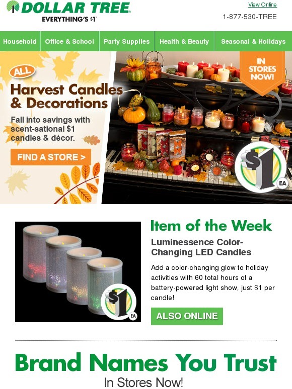 Dollar Tree AutumnScented Candles 1 Each! Milled