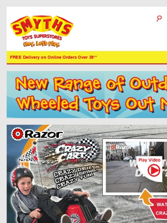 Smyths Toys HQ NEW Exciting Range of Outdoor Wheeled Toys! Milled
