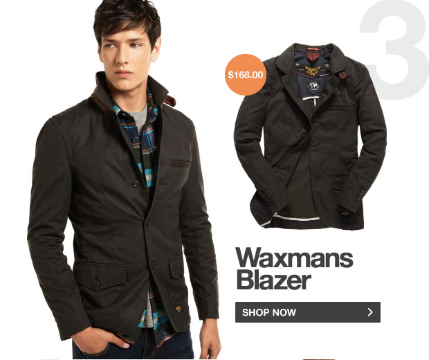 superdry waxmans blazer