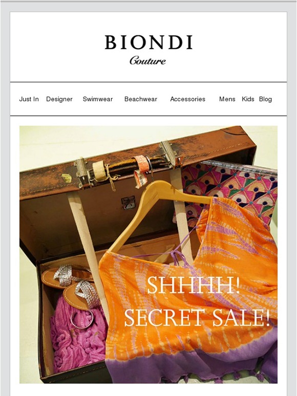 Sshhh. Secret Sale!