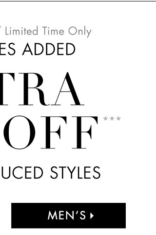 Extra 40% Off - Men's