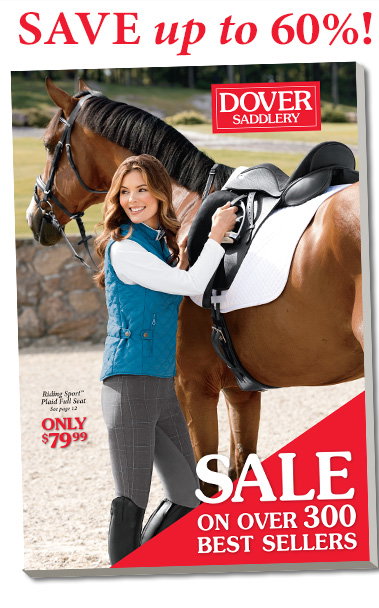 The new sale catalog from Dover Saddlery