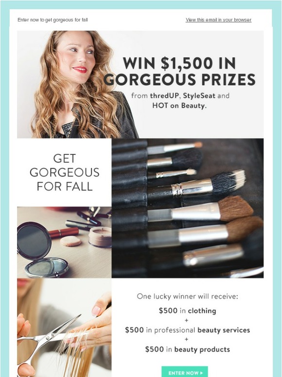 Win $1,500 in prizes and get gorgeous for fall