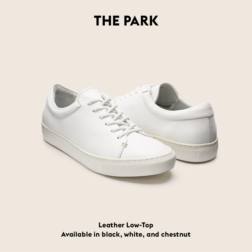 frank and oak white sneakers
