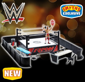 WWE Ringside Battle Playset with Figure & Accessories