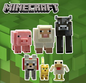 Minecraft Articulated Animal Mobs 6 Pack
