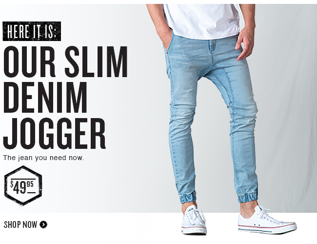 slim denim jogger cotton on